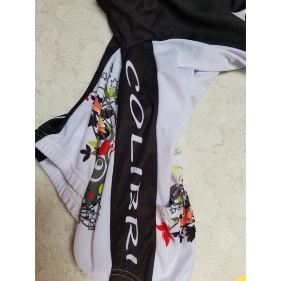 World Jerseys Womens Cycling Jersey Top Size Small Front Zip Hummingbird White - Picture 7 of 7